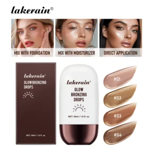 Lakerain Glow Bronzing Drops Nourishing Non-greasy Natural Glow Liquid Bronzer